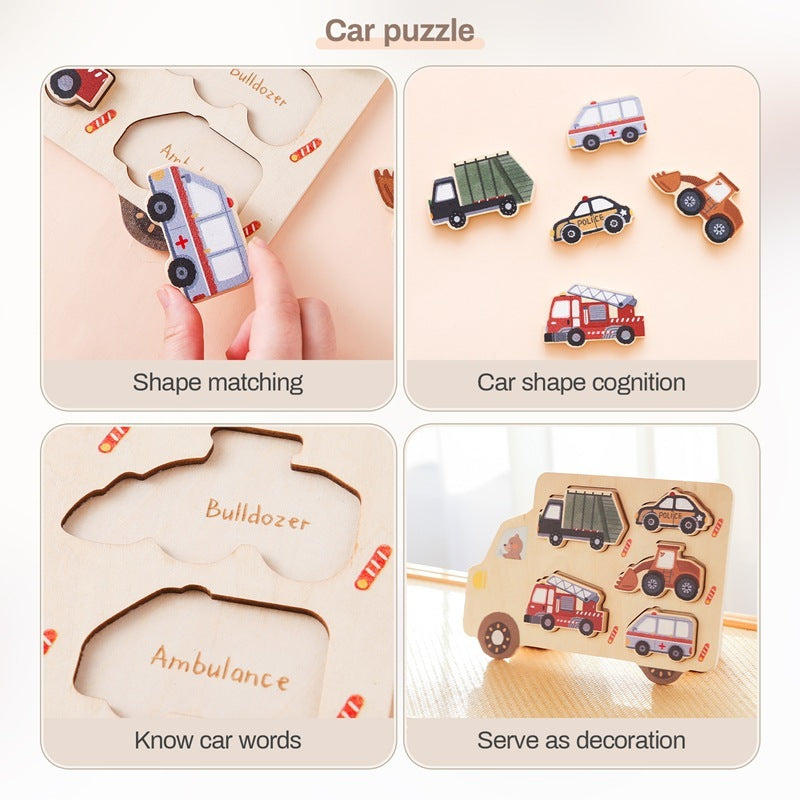 Puzzles en forme de véhicules pour bébé