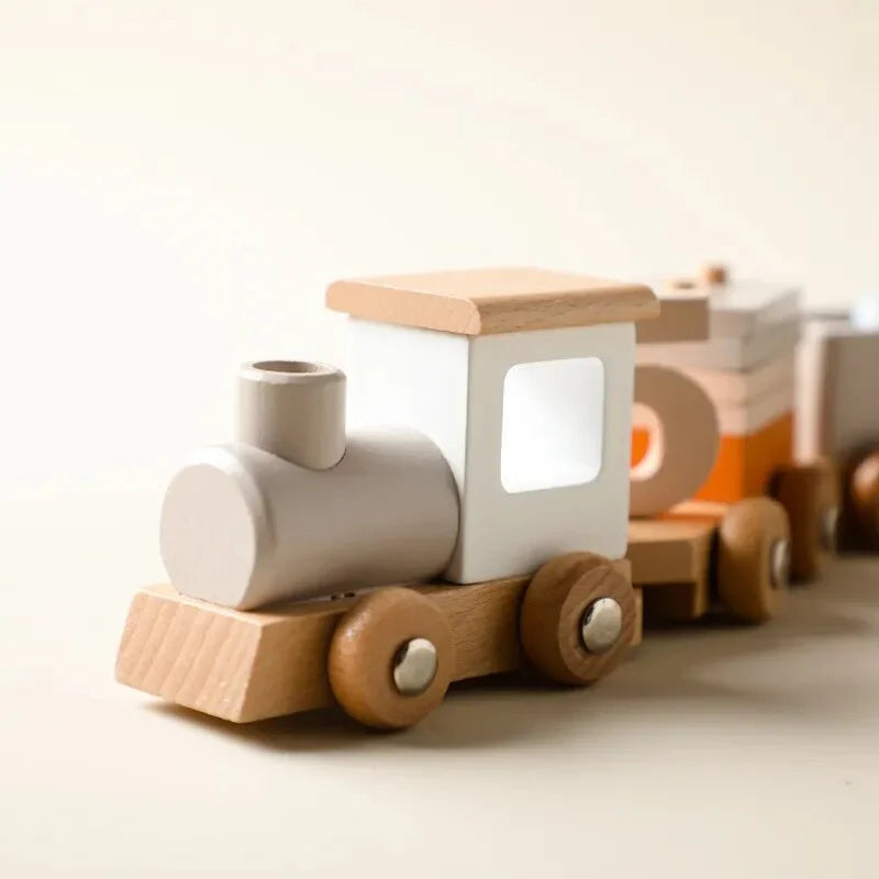 Magnifique train en bois