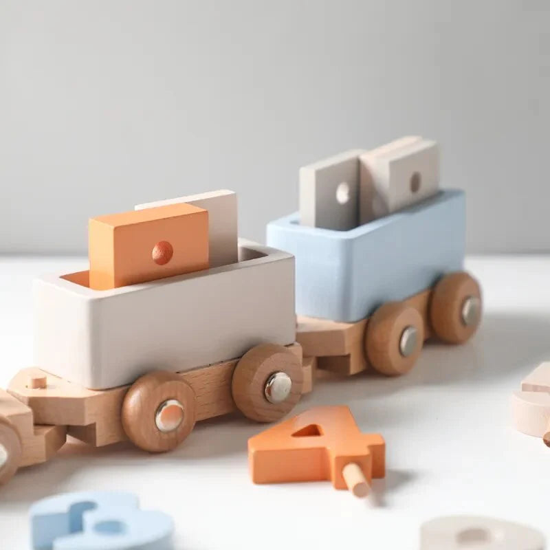 Magnifique train en bois