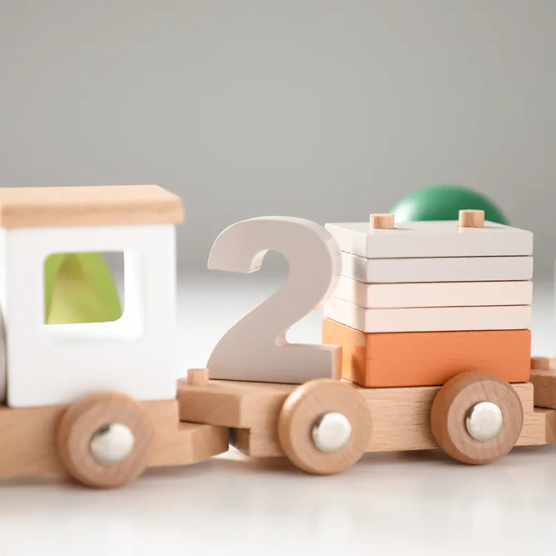 Magnifique train en bois