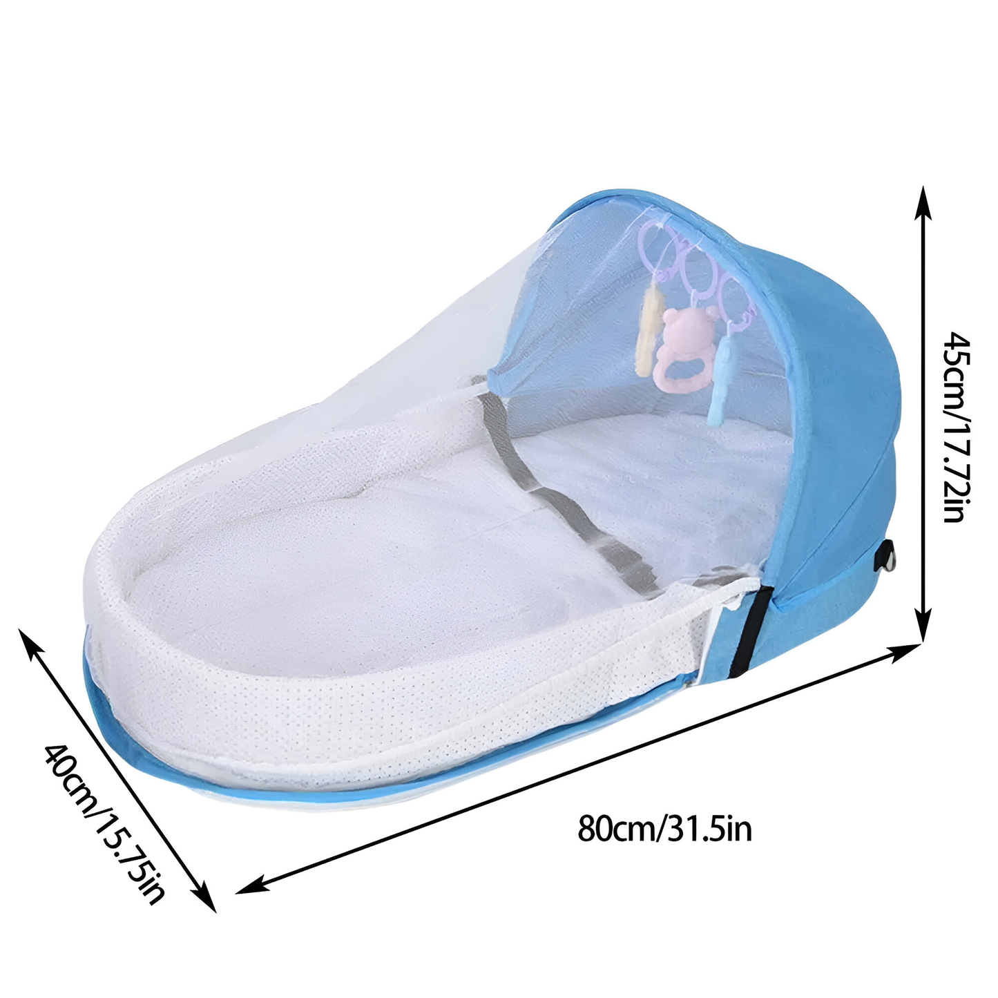 ✨ Lit bébé nomade - pliable instantanément !