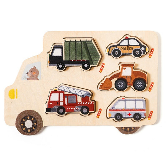 Puzzles en forme de véhicules pour bébé