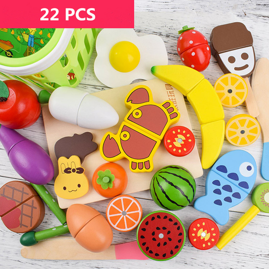Set de fruits et légumes pour petits chefs