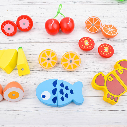 Set de fruits et légumes pour petits chefs