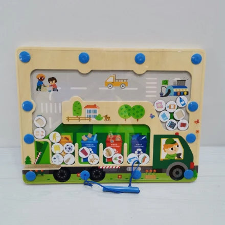 Jeu de tri magnétique en bois