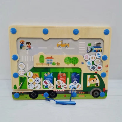 Jeu de tri magnétique en bois