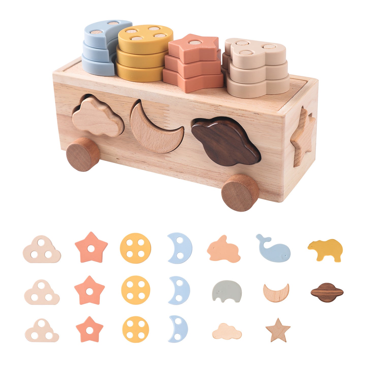 Découvrez le petit wagon des formes !